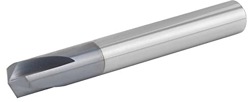 Fasenschneider-Bohrer, 3-Fasenschneider-Bohrer, 3-Fasenschneider-Bit, 120° CNC-Fasenschaftfräser, Wolframstahl-Fasenfräser für Gravurfräsen (D6*120°50L)