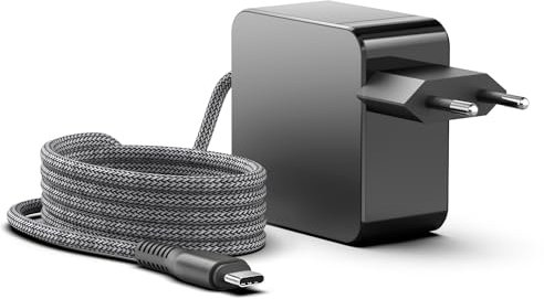 HKY 65W 40W USB C PD Netzteil für 30- 100 FHD HDR für Samsung Beamer Tragbarer LED Projektor für Samsung The Freestyle 2nd Gen, für Heimkino Projektor Büro Beamer Type C Ladekabel Ladegerät