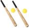 Vaguelly 2 Sätze Baseballschläger Baseballs Aus Schaumstoff Outdoor- Für Teenager Für Draußen Kinderzubehör Trainings-Baseball- Kinderspielzeug Im Freien Eva