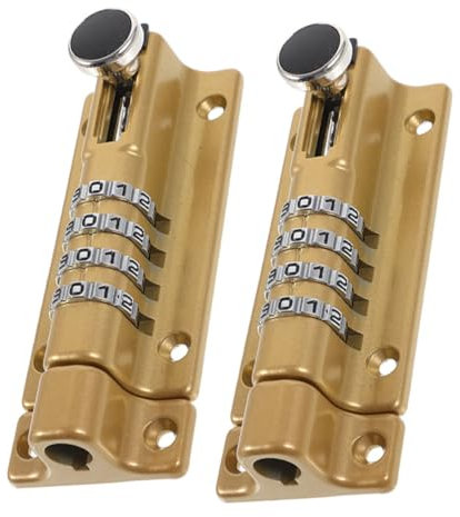 VILLCASE 2pcs Cabinet Combination Latches Mechanical Combination Lock Password Door Lock Sturdy Material Easy to Install Decorative