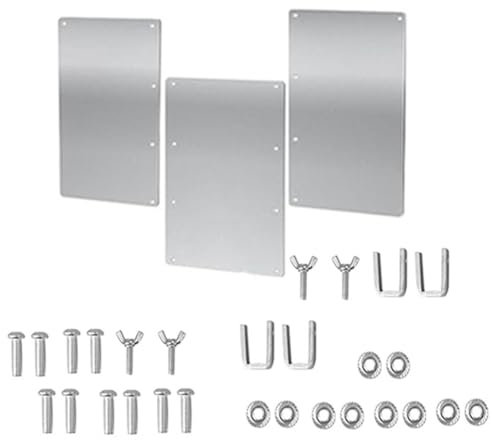 Junterone Bouclier Réflecteur de Chauffage de Terrasse, Réflecteur de Concentration de Chaleur pour Chauffages de Terrasse Ronds au Gaz Naturel et au Propane, Durables pour L'Extérieur