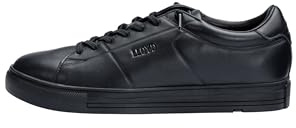 LLOYD Herren - Sneaker Court in schwarz Glattleder