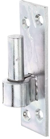 Alberts 318789 Gond sur platine | forme de type Allemagne du sud avec crochet DI ou DII | passivé | cote axe Ø13 mm | platine 110 x 36 mm