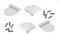 KIT CERNIERE DI RICAMBIO copriwater bidet x articolo 120-320 ORIGINALE-Idrotop