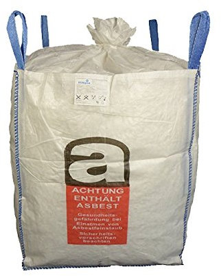 40 Stück Big Bag Big Bags UNI B ASBEST 90x90x110cm SWL 1.000kg mit 4 Schlaufen