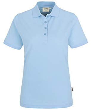 HAKRO Damen Polo-Shirt Classic - 110 - ice blue - Größe: L