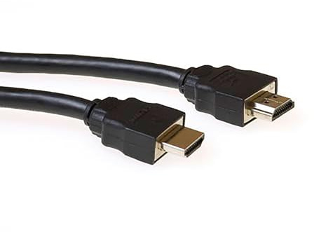ACT HDMI-Kabel 0.5meter, 4K@60Hz, HDMI 2.0 High Speed 18 Gbps, Unterstützt CEC, DDC, Kompatibel mit PS5, HDTV, PC – AK3749