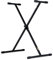 Stage Rocker Powered by Hamilton SR524000 X Keyboard Stand - Black