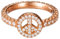 Esprit Damen-Ring 925 Sterling Silber rhodiniert Kristall Zirkonia brilliance peace rose weiß