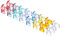 Delock 133059 RJ45 Reparatur Clip Starter Set 86420 16St, Multi, 16er Pack