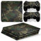 Morbuy PS4 Pro Skin Vinyl Autocollant Sticker Decal pour Playstation 4 Pro Console and 2 Dualshock Manette Set (Green Camo)