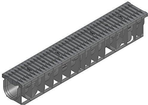 Hauraton Entw sserungssystem RecyFix PRO 100 Klasse C250 befahrbar 25t Rinne Rinne 1000 mm