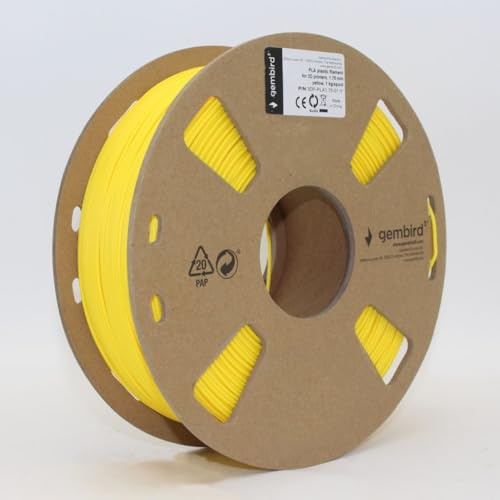 Gembird 3DP-PLA1.75-01-Y Polylactic acid (PLA) Yellow 1000g