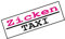 5 x Aufkleber Set Schild Zicken Taxi