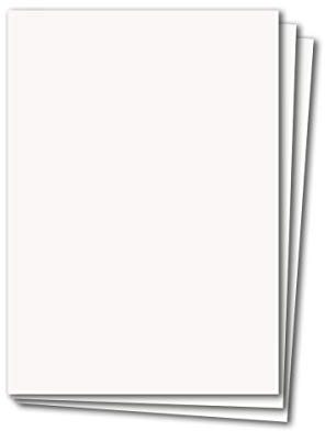 Glüxx Agent 50 Blatt Tonkarton DIN A4 - Weiss - 240 g/m² Dicker Bastelkarton - 21,0 x 29,7 cm Pappe zum basteln für Fotoalbum Menükarte Bedruckbar DIY kreativ Sein