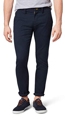 TOM TAILOR Herren Travis Slim Chino 1008883, 16667 - Tonal Blue Dobby, 30W / 34L