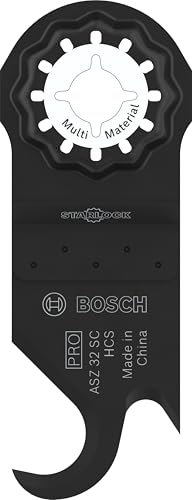 Bosch 1 taglierino Pro ASZ 32 SC (per feltro per tetto, tappeto, larghezza 24 mm, accessorio professionale)