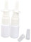 POFET 2 pulverizadores vacíos de plástico nasal de 30 ml con tapa para perfumes, aceites esenciales, aplicaciones salinas, color blanco