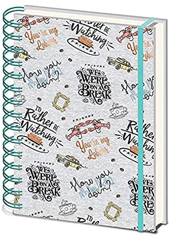 FRIENDS Libreta A5 espiral (Marl)