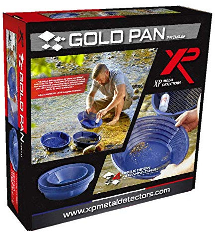 spaceshop Kit Gold Pan Premium XP Xplorer Ricerca Oro Setaccio Batea Batee Metal Detector