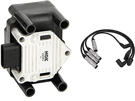 NGK 48010 Zündspule & 7015 Zündleitungssatz