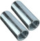 AERZETIX - C49636 - Set di 2 dadi manicotti di accoppiamento M12x40x15mm filettato - manicotto prolunga cilindrico tondo - in acciaio zincato