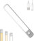 Lámpara LED para parte inferior de muebles con detector de movimiento, recargable, iluminación inalámbrica de armario, lámpara de cocina para cocina, garaje, armario escaleras (23 cm)