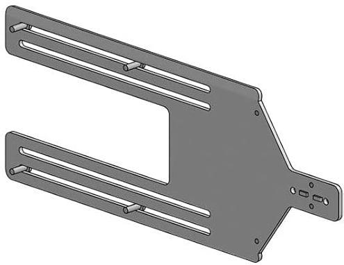 Kiosk straight bracket