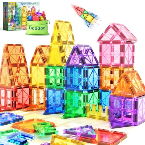Coodoo Bloques Magneticos de Construccion Niños Juguetes de Construcción