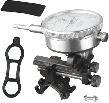 wisoolkic Langlebiger Fahrrad Rad Zentrierständer, praktisch und leicht zu halten, leicht zu handhabender tragbarer Fahrrad Rad Zentrierständer aus ABS, 100 brandneu, schwarz (Blinker)
