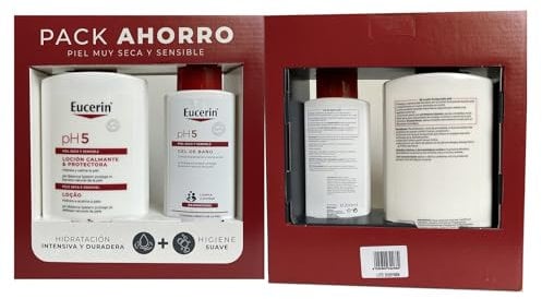 Eucerin Locion 1000 ml + Eucerin Gel 200 ml Gratis.- (PACK 2UN)