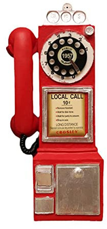 Vintage Vecchio Modello Telefono A Parete Nostalgia Caffetteria Bar Decorazione Della Parete Puntelli Decorazione Fotografia Telefoni antichi Quadrante Antico Telefono Da Parete Antico Montato NUOVO