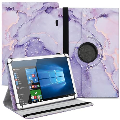 NAUCI Tablet Hülle kompatibel mit Telekom T Tablet 10,4 Zoll Tasche Schutzhülle Case Universal Cover aus Kunst-Leder Standfunktion 360° Drehbar, Farbe:Motiv 23