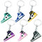 AKJAXQU Porte Clés de Basketball Sneaker, Porte Clés de Basketball Chaussures, Porte-Clés Sport Sneaker, Decoration Anniversaire Basketball