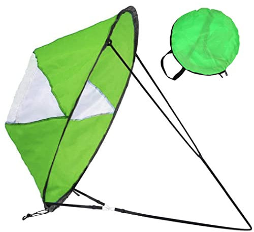 SunaOmni Kajak-Segel, faltbar, PVC-Schnellverschluss, klares Fenster, Windsegel, tragbares Kajak-Zubehör für Schlauchboote, Kajaks, Kanus, Kajak-Windsegel, Paddelbrett-Segel