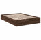 vidaXL Bettgestell, Bett mit Schubladen für Schlafzimmer, Bettrahmen mit Lattenrost, Schlafzimmerbett Doppelbett, Braun Eichen-Optik 140x190cm Holzwerkstoff