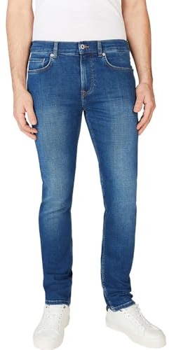 Pepe Jeans Herren Slim Jeans Jeans, Blau (Denim - HX4), 34W / 32L, Blau (Denim - Hx4), 34 W/32 L