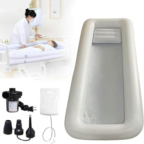BTOIASYHF Medizinische Kopfzeile Dusche Aufblasbare Badewanne Körpers Waschbecken Waschbecken
