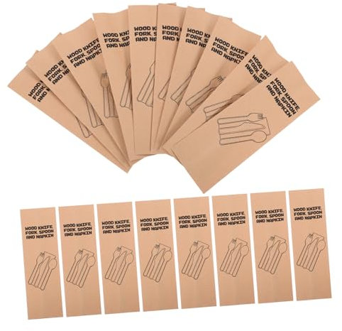 MAGICLULU 100 Piezas De Papel Kraft Fundas para para Eventos Navideños y Fiestas De Cocina