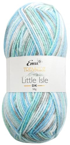 Emu Treasure Little Isle DK Fair Isle Effect Yarn 50g 165m, Camusdarach - 006
