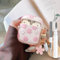 Cute Case for Airpods 2nd/1st Generation Cover for Girl Women with Flower Keychain & Cleaner Kit, Soft Airpods iPod 2nd/1st Gen Protective Cover Skin for Airpods 2/1 Gen Pink