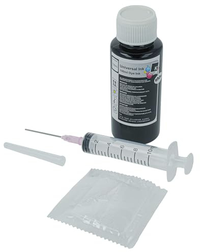 vhbw Nachfülltinte kompatibel mit Samsung Drucker | Refilltinte Dye Schwarz, 100ml