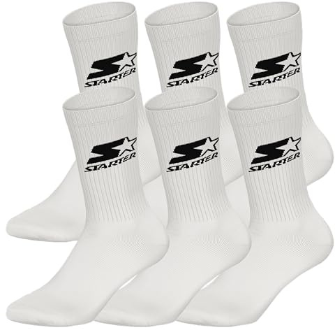 STARTER 6 pack Crew Socks