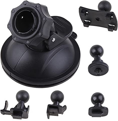 Car Suction Cup For Holder Vehicle Video Recorder On Windshield DashBoard Mount With 5 Types Adapter 360 Degree View For Driving DVR Camera Camcorder Action Camera