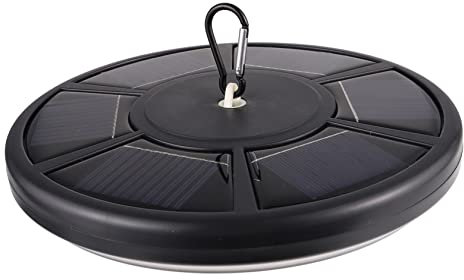 INOOMP Solar Fahnenmastleuchte 26 LEDs Außen Solarleuchte Für Garten Hof Camping Wetterfest Schwarz Mit 6mm LEDs Solarlicht Für Fahnenmast Und Outdoor Nutzung