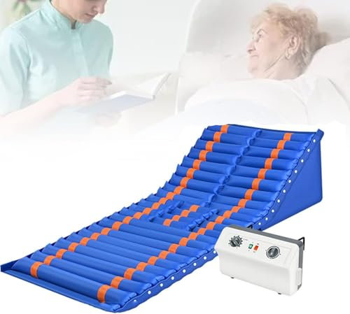 Wechseldruckmatratze, Anti-Dekubitus-Luftmatratze, Medizinische Luftmatratze Mit Hebe- Und Links- Und Rechts-Flip-Designfunktion, Zur Druckentlastung Von Wunden Und Zur Vorbeugung