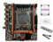 Knoruley Placa Base X99E + CPU E5 2678 V3 + Soporte de Grasa Térmica 4 RAM DDR4 RECC Tarjeta LAN Gigabit PCIEX16 NVMe Placa Base de Escritorio