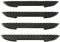 4-Pack Car Door Edge Protectors – Car Door Handle Protectors, Black PVC Guard Strips with Adhesive, Scratch Protection for Vehicle Doors, Eliminates Wind Buffeting