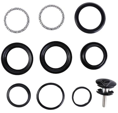 Mountainbike-Headset-Kugellager, 44 mm Durchmesser, gewindeloser Schaft, konisch, abgedichtet, BMX-Lagermuttern für Mountainbike, MTB, Fahrrad