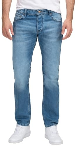 Lorenzo Loren Jeans Herren Hose Regular Fit Denim LL-4011 Hellblau W38 L38